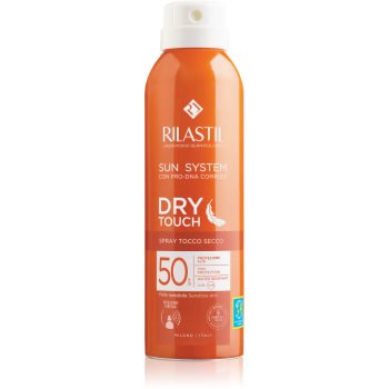 Rilastil Sun System Dry Touch spray protector pentru plajă SPF 50